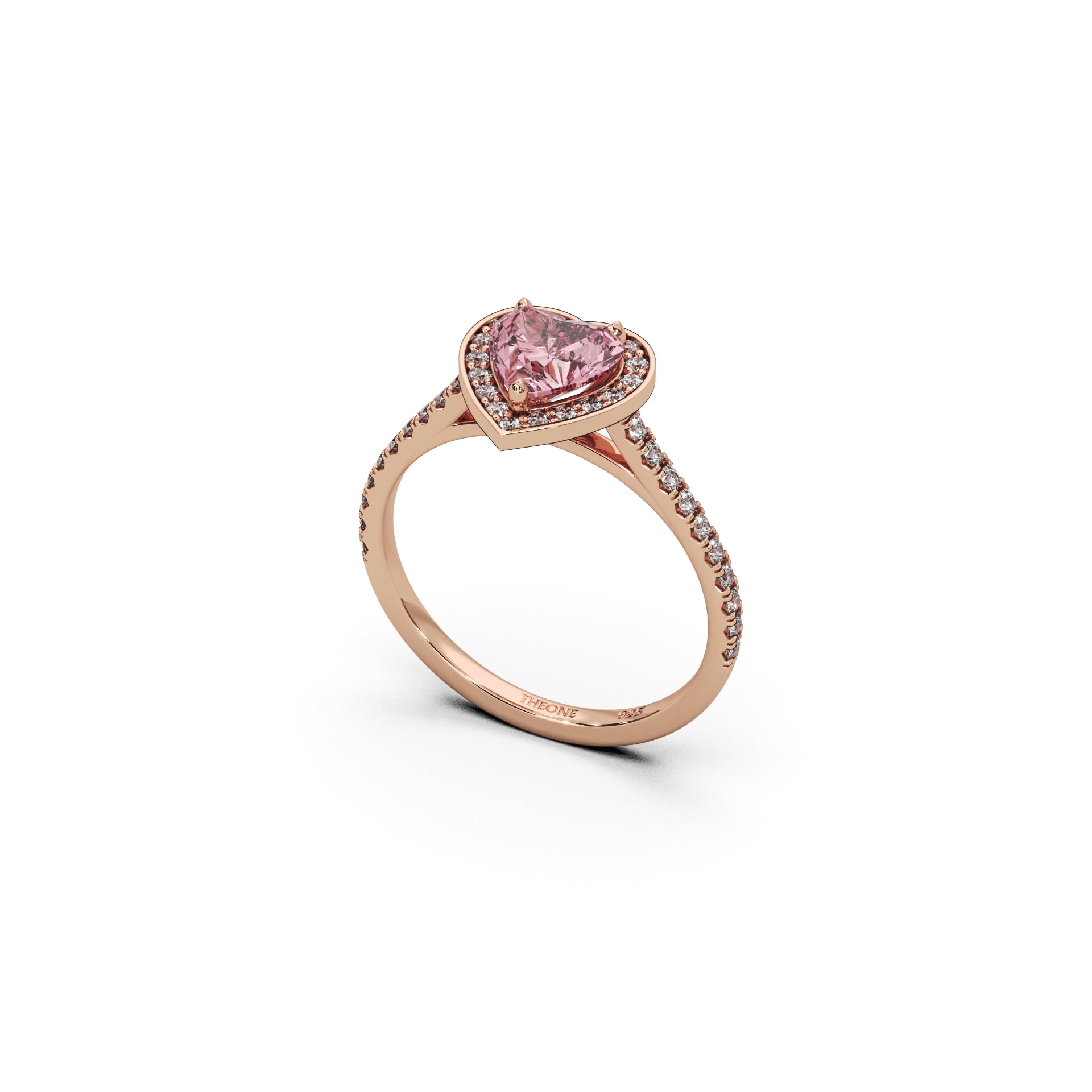 THEONE Heart Rose Gold Promise